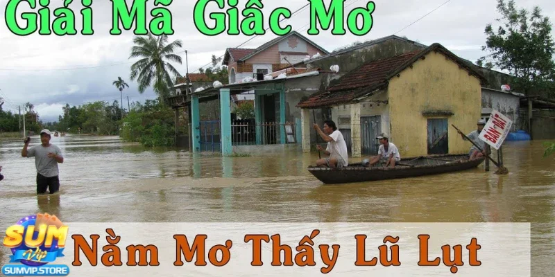 Ngủ mơ thấy lũ lụt là điềm gì cho tương lai- Trôi tài sản